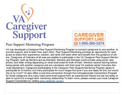 Va Caregiver Support Patriot Connections