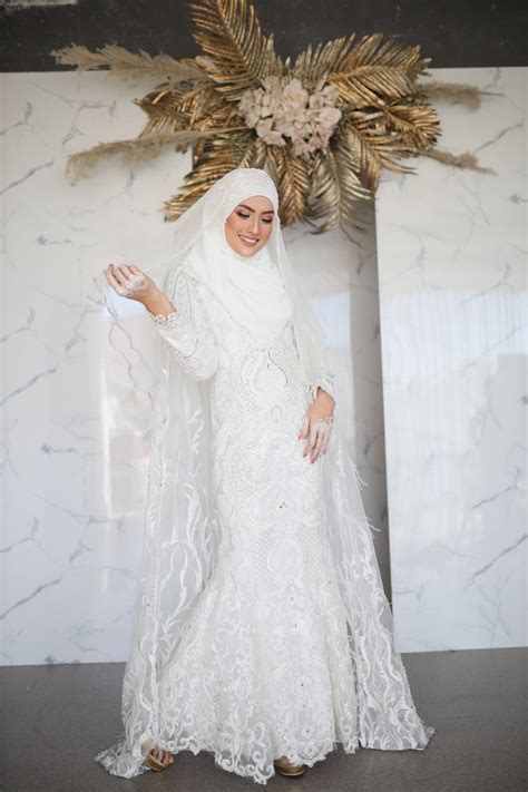 √ 30 Model Gaun Pengantin Muslimah Syari Elegan And Modern Bergaya