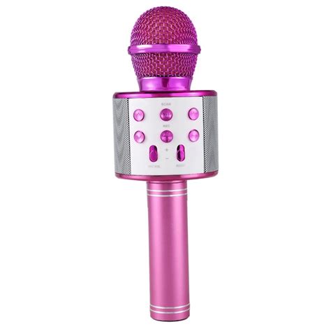 Bluetooth Wireless Microphone Ws 858 Handheld Karaoke Mic Usb Ktv