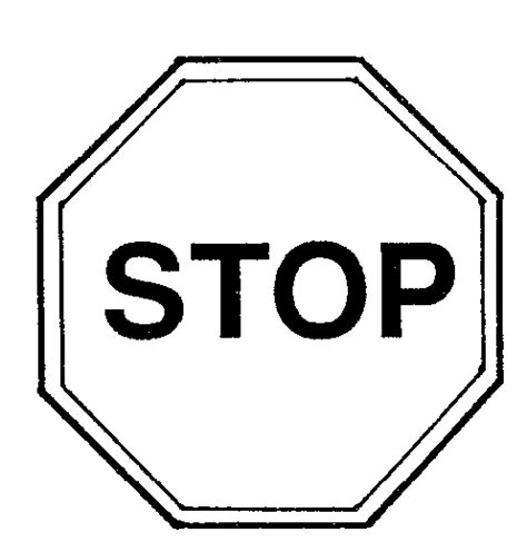 Blank Stop Sign Printable Clipart Best