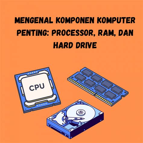 Mengenal Komponen Komputer Penting: Processor, RAM, dan Hard Drive