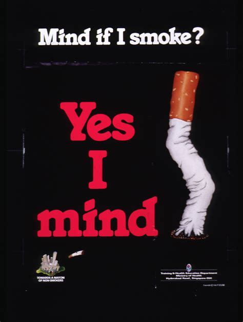 Visual Culture Anti Smoking Campaigns The Cigarette Mind If I Smoke