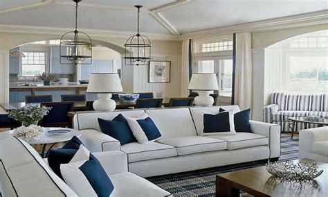 Navy Blue And White Living Room 7 Decorewarding