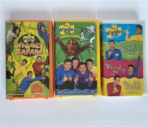 The Wiggles Vhs Lot Of Yummy Yummy Wiggly Safari Wiggly Wiggly My XXX Hot Girl