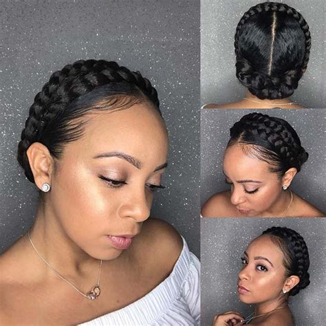 Secure each braid with a bobby pin instead of a hair elastic for a natural and effortless look. 21 Pretty Halo Braid Hairstyles to Try in 2019 | StayGlam