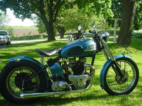 My 1953 Triumph Thunderbird 6t Triumph Thunderbird Custom Bobber