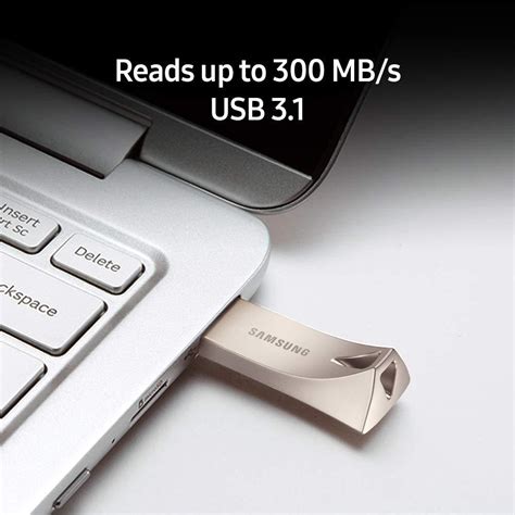 Samsung Bar Plus 32gb 200mbs Usb 31 Flash Drive Titan Gray Muf