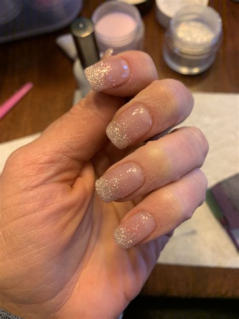 Glitter Ombré French Nail Ombre French Nails French Nails Nails
