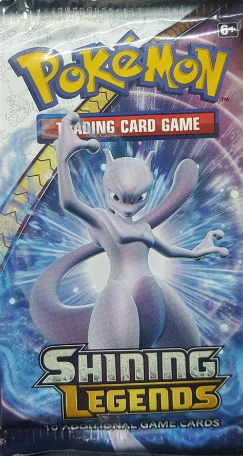 Pokémon Shining Legends Booster Pack A Card Contains 10 Addtional Game
