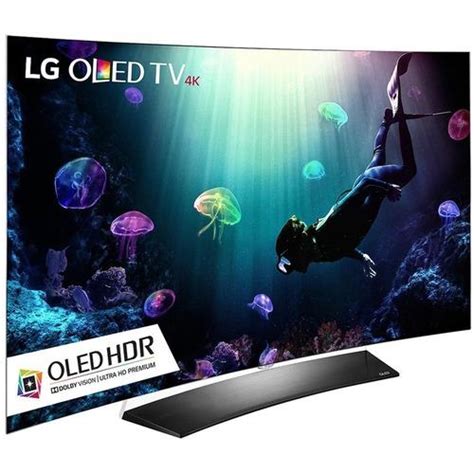 Mount them on the wall or rest them on a media center. 55 LG OLED55C6V 4K OLED Ultra HD HDR Curved Freeview HD ...