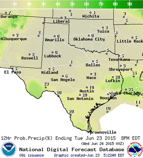 June 23 2015 Texas Weather Roundup