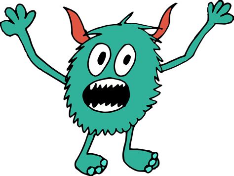 8 Cartoon Monster Vector Eps Svg Png Transparent