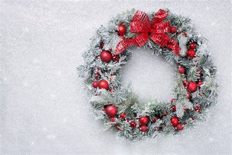 Christmas Wreath Wallpapers Wallpaper Cave