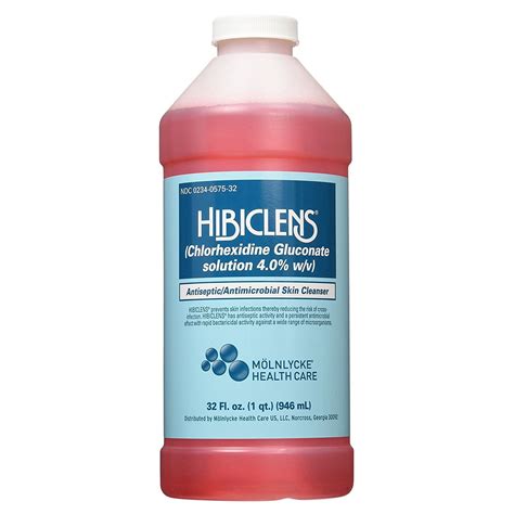 Hibiclens Liquid Antiseptic Antimicrobial Skin Cleanser Bottle 32 Oz