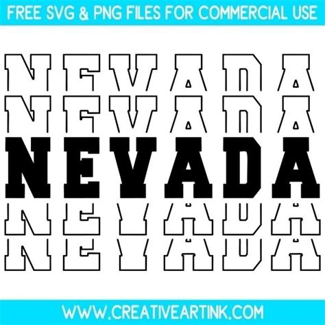 Nevada Svg Free Svg Files