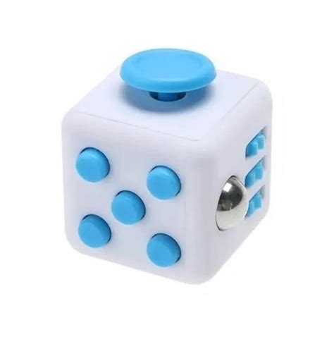 Juguete Anti Estrés Malubero Fidget Cube Azul