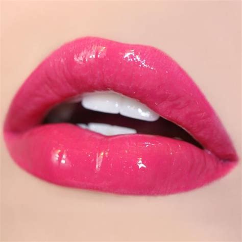 Honey B Magenta Pink Ultra Glossy Lip Swatch Colourpop Ultra Glossy