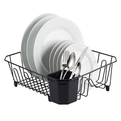 Real Home Innovations Small Dish Drainer Black