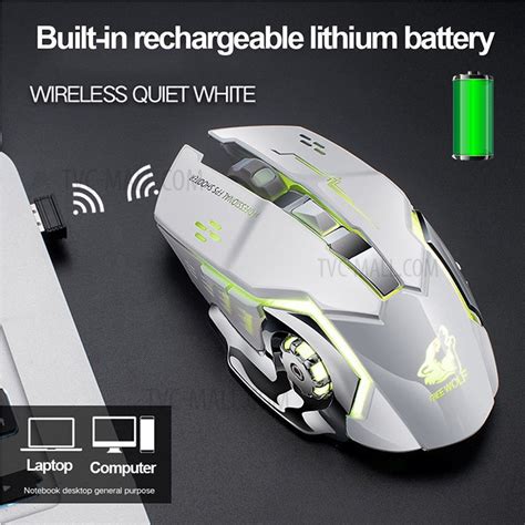 Wholesale Free Wolf X8 24g Wireless Charging Game Mouse Silent