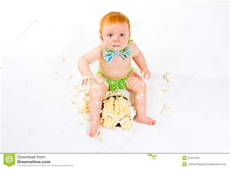 May you make plenty of memories, take lots of pictures, and eat lots of delicious cake on this happy birthday, baby! One Year Old Cake Smash stock photo. Image of ginger - 31401234