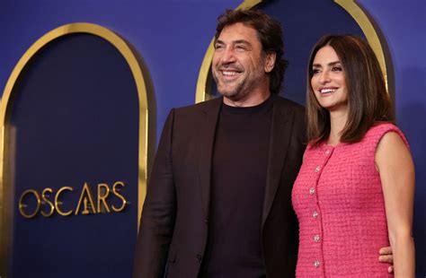 Actors Javier Bardem And Penelope Cruz Attend The 94th Oscars Nominees