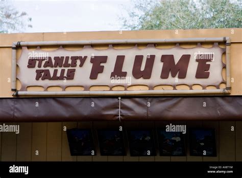 Stanley Falls Log Flume At Busch Gardens In Tampa Florida USA U S Fl