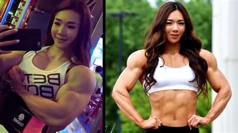 Yeon Woo Jhi Career Sweet Huge Asian Female Bodybuilder Fbb