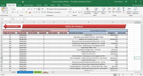 Planilha Inventário P Controle De Estoque E Vendas Excel R My Xxx Hot Girl