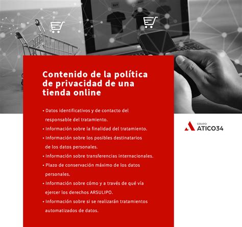 Política De Privacidad Tienda Online Ejemplos Y Textos Grupo Atico34