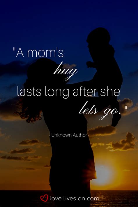 The True Power Of A Mothers Huga Beautiful Remembering Mom Quote Click For 21 More