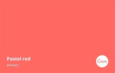pastel red meaning combinations and hex code canva colors pastel red color palette design