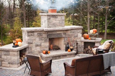Photos Of Outdoor Stone Fireplaces
