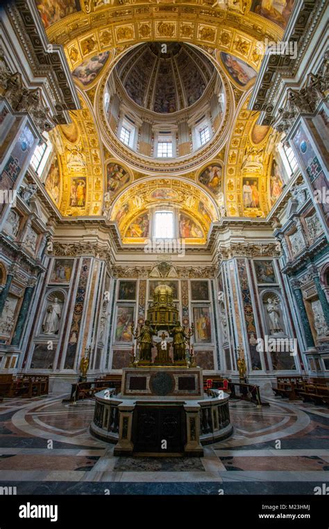 Basilica Di Santa Maria Maggiore Interior Rome Italy Stock Photo Alamy