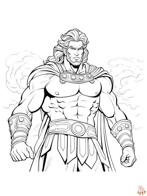 Printable Hercules Coloring Pages Free For Kids And Adults
