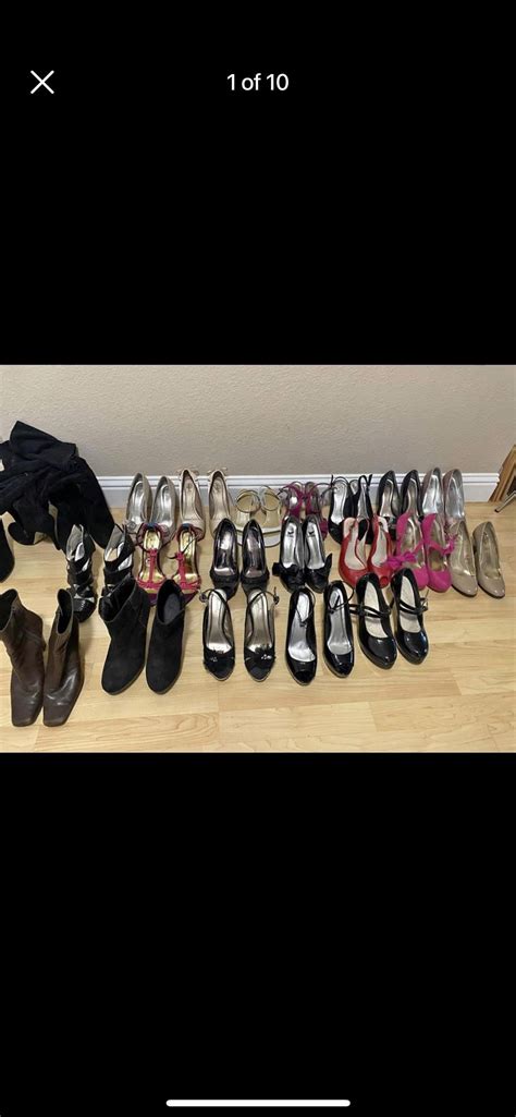 collection update slutty nude heels cummed these 21 pairs all from the same milf owner off of