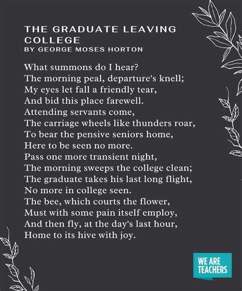 Graduation Poems For Students As Recommended By Teachers