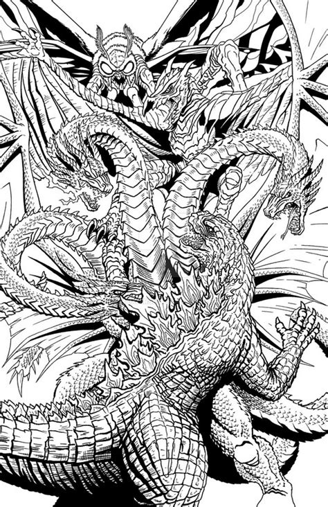 Films en vf ou vostfr et bien sûr en hd. Coloriage Godzilla : Godzilla 2