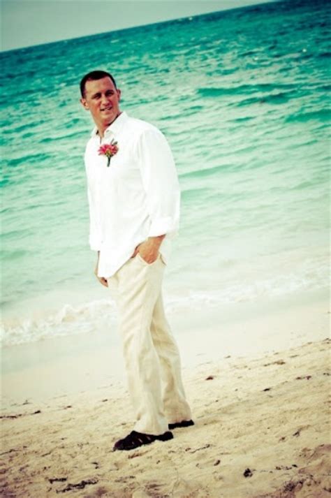 Picture Of Cool Beach Wedding Groom Attire