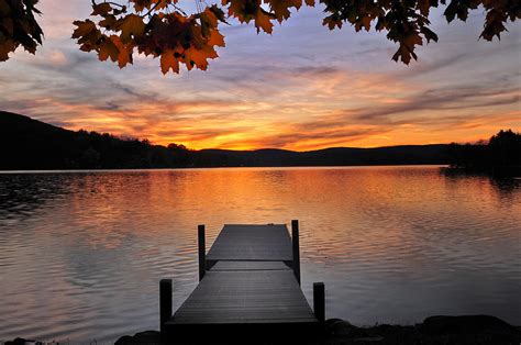 Autumn Sunset Photograph By Photos By Thom Fine Art America