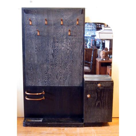 This Is A French Art Deco Hall Treecoat Rack Featuring Ebonized