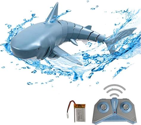 Meilinl 24ghz Electric Shark Toy Rc Shark Fish Boat