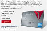 Delta Airlines American Express Credit Card
