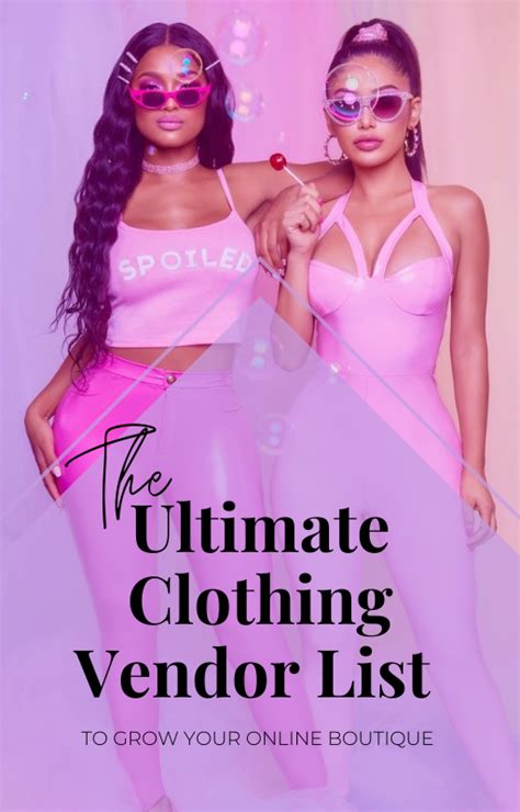 The Ultimate Clothing Vendor List Easy Payhip