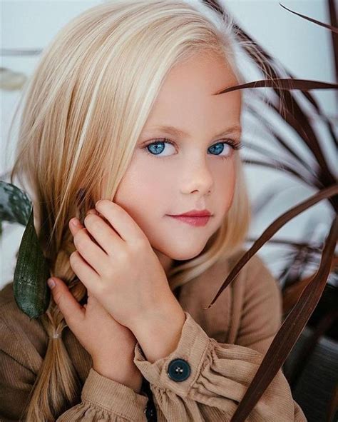 Violetta Antonova Beautiful Little Girls Blonde Hair Girl Little