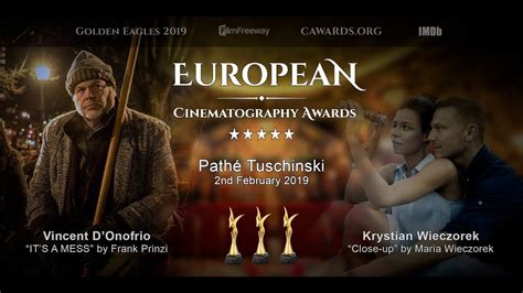 European Cinematography Awards 2019 The Nominees Youtube