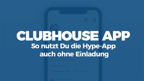 Clubhouse ist der neues social media trend im noch jungen jahr 2021. Clubhouse App Einladung, Anleitung und 1 Hack