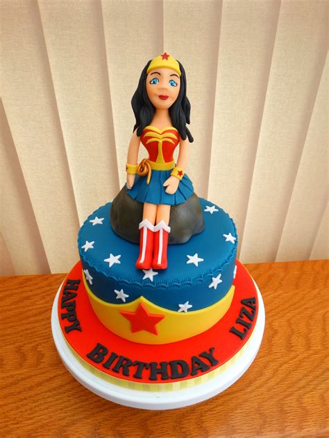 Wonder Woman Cake Xmcx Wonder Woman Cake Birthday Cake Cake