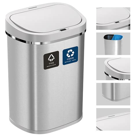 Buy 9stars Dual Kitchen Bin For Recycling And Waste 40l 40l Double