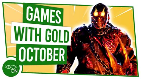 New Xbox Games With Gold October 2019 Youtube