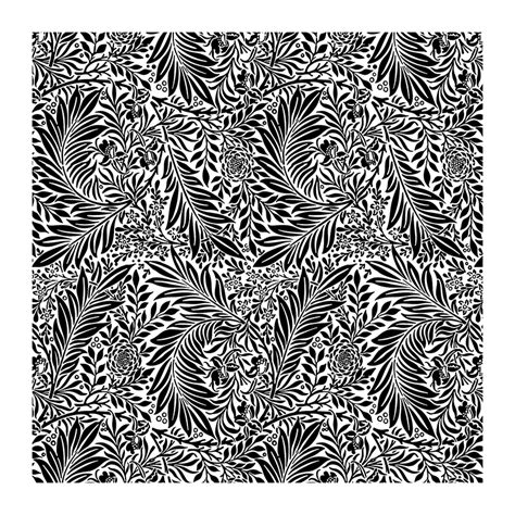 Polymer Clay Transfer Paper Flowerandleaves Black And White